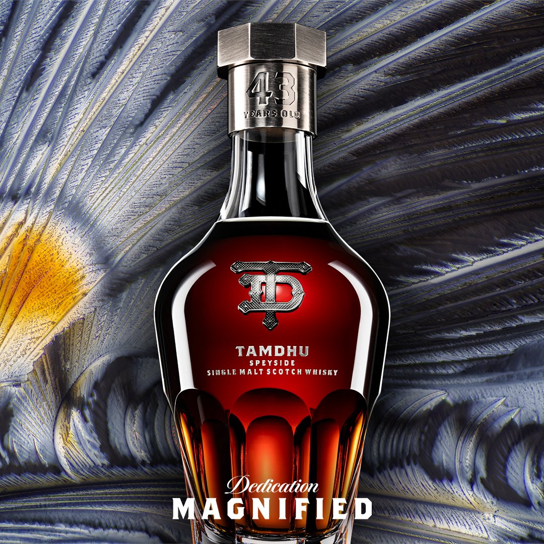 Introducing Tamdhu 43 Year Old to our Dedication Collection. ​

To bring you unparalleled views of our most exclusive single malts, we captured our whisky at 43-times magnification – a microscope spin for every year it matured solely in sherry oak casks.

tamdhu.com/dedication-mag…