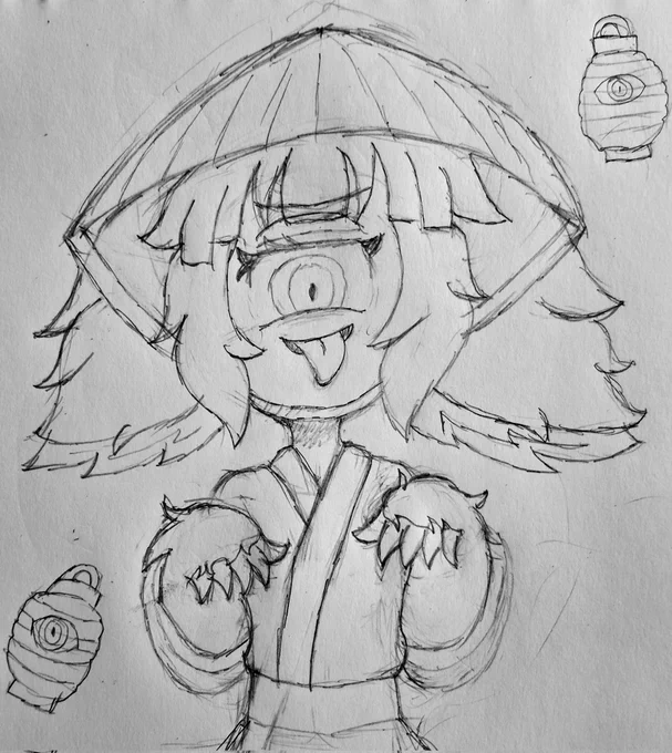 おおおお!去年描いたのと似てるな☺️
ooh it's something similar to what I drew last year~ 