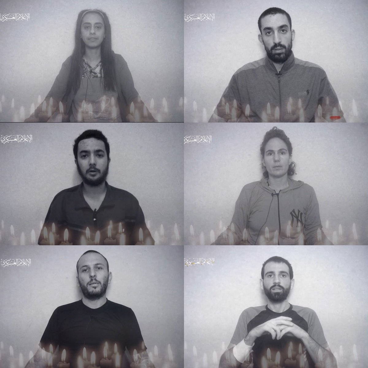EllaTravelsLove's tweet photo. Hamas is ISIS.

They broke the ceasefire, infiltrated Israel, and on October 7th, slaughtered, looted, raped, and kidnapped over 250 people.

Today, after the bodies of six hostages were recovered from Gaza—executed, shot in the back of their heads—Hamas posted a video of these hostages.

This cruelty and barbarism knows no end.

All hostages must return. Hamas-ISIS must be eliminated.

#HamasisISIS