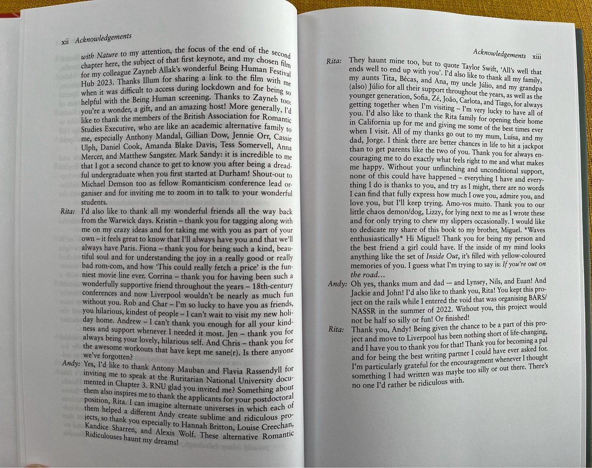 Check out our acknowledgements on Reading the Romantic Ridiculous, my book with <a href="/drbeard79/">Andrew McInnes</a>, because you might very well be in them 😄