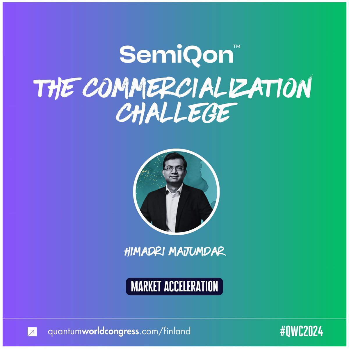 Quantum World Congress (@qwcevent) on Twitter photo 💼 @Himadri_SemiQon of <a href="/SemiQonTech/">Semiqon Tech</a> talks about the commercialization challenges in quantum tech at #QWC2024.
📅 Tuesday, September 10th, 4:30 PM | Elevate
🔗 buff.ly/4g9laHd
#QuantumCommercialization #MakeHistory #QuantumComputing 💼 @Himadri_SemiQon of <a href="/SemiQonTech/">Semiqon Tech</a> talks about the commercialization challenges in quantum tech at #QWC2024.
📅 Tuesday, September 10th, 4:30 PM | Elevate
🔗 buff.ly/4g9laHd
#QuantumCommercialization #MakeHistory #QuantumComputing