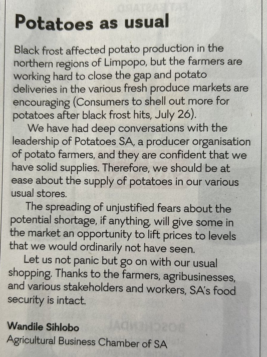 WandileSihlobo's tweet photo. Business Day, September 2, 2024 https://t.co/65mtuiKGIA