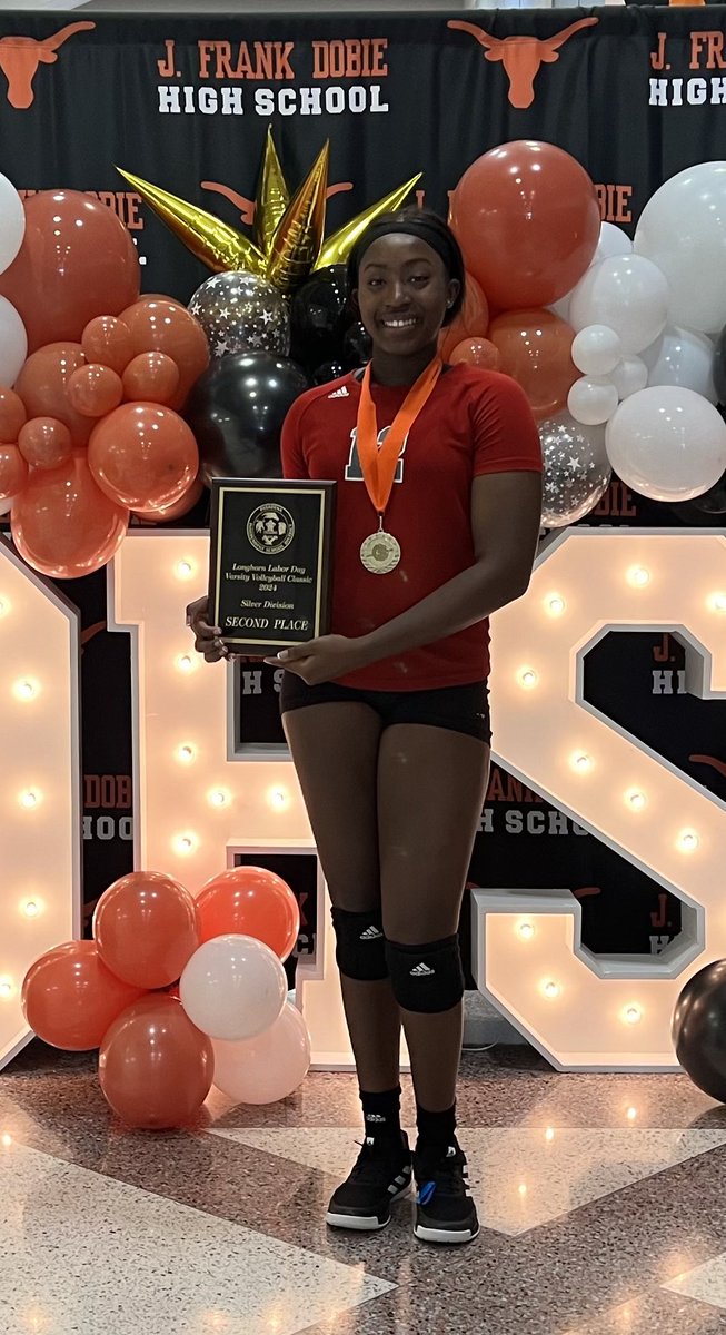 MacGeneralsVB's tweet image. Congratulations to Jessika “aka The Hammer” Martinez for being named All Tournament Player in the Longhorn Labor Day Classic this past weekend.  @AldineSports @MacGenAthletics