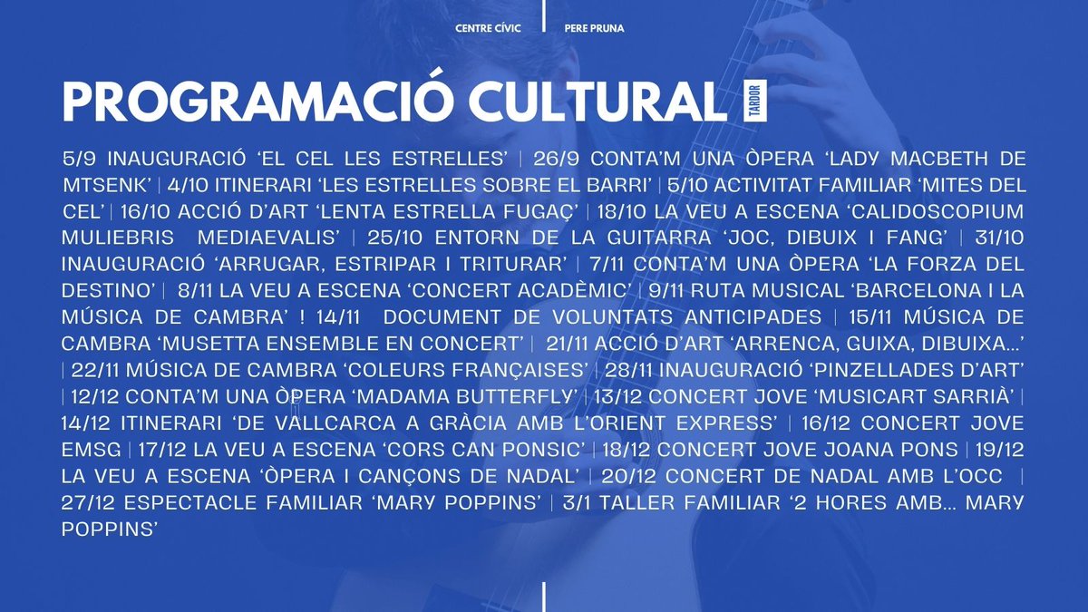 Centre Cívic Pere Pruna tweet media