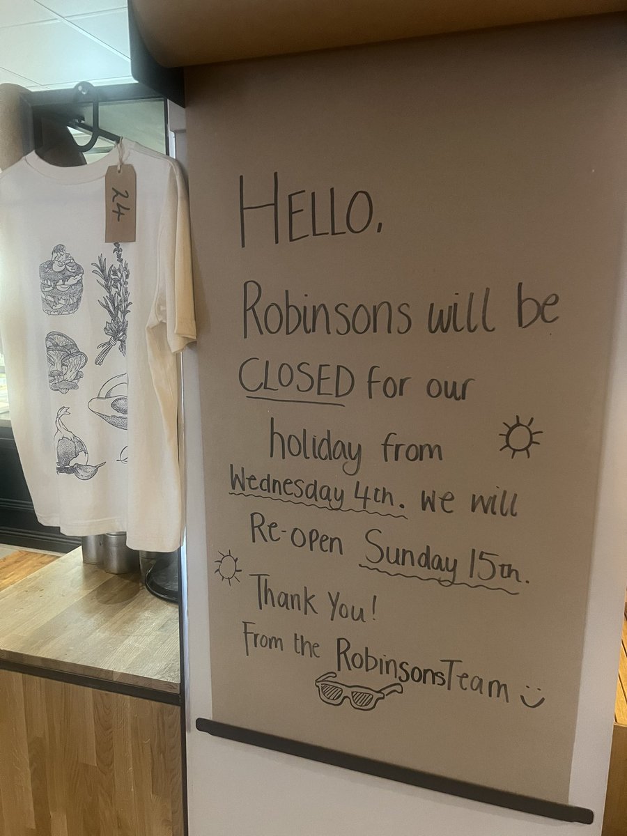 Robinsons Cafe tweet media