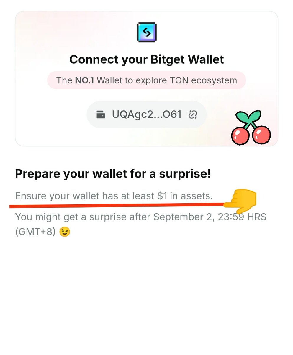 giveaway 0.3 TON to the first 5000 people that Reacts to this post  for the Tomarket bitget wallet airdrop🔥🔥
Task👇

1. Like &amp; Retweet 
2. Follow <a href="/DurovPD/">Pavel Durov (Parody)</a> and <a href="/55GEM/">55GEM Labs</a>
3. Join t.me/whalesgemscalls

Send your $TON wallet

#Tomarket