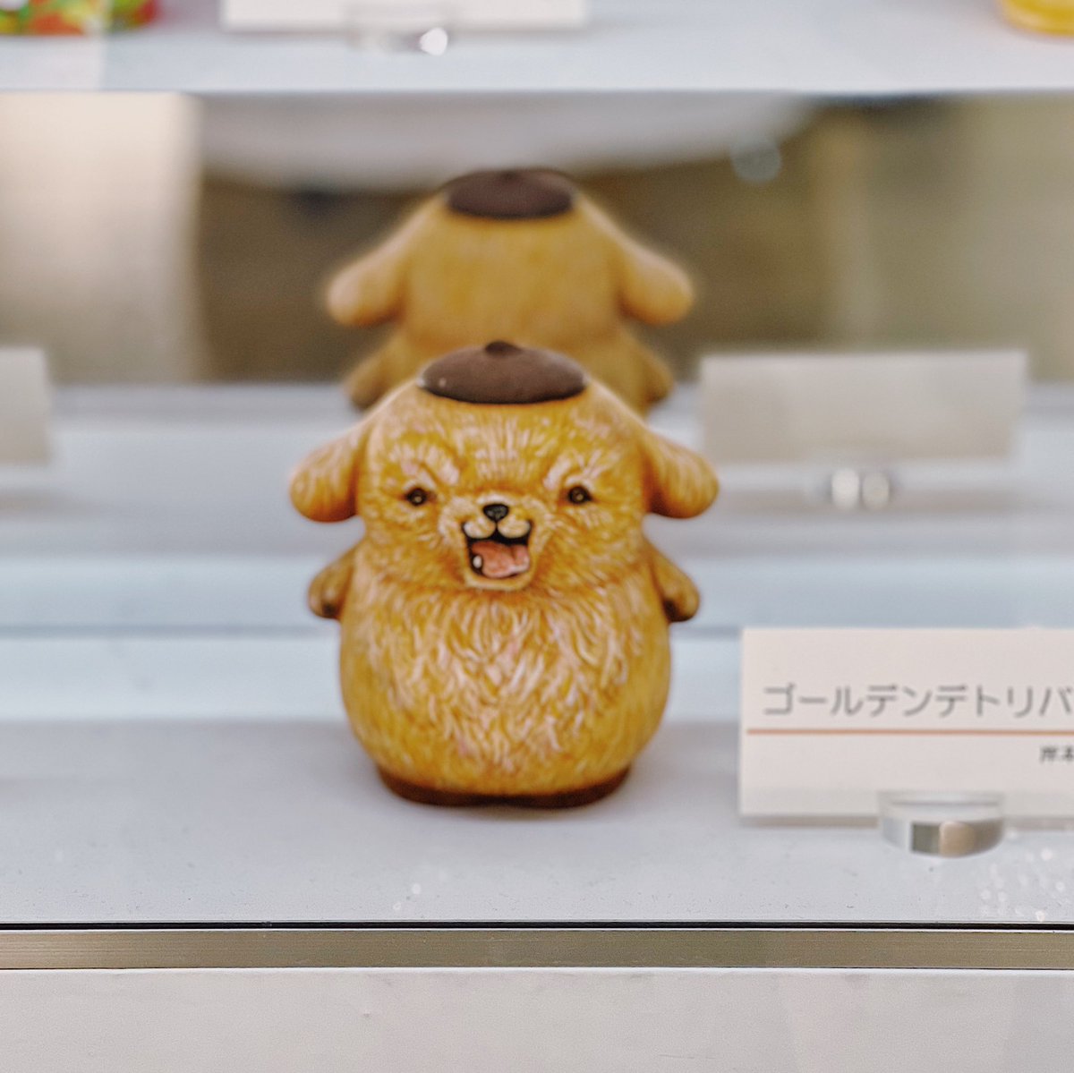 愛媛県歴史文化博物館の「サンリオデザイナー展」では素焼きのポムポム