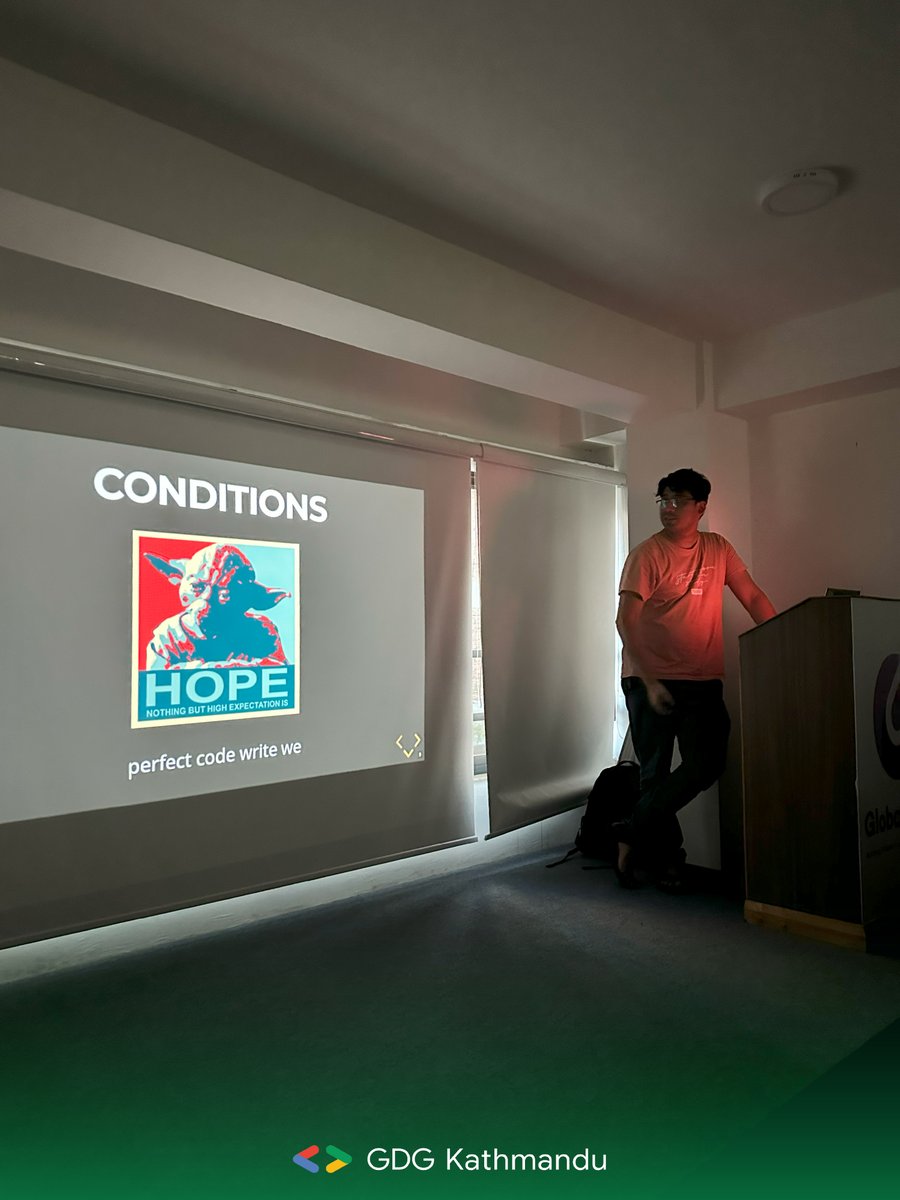 gdgkathmandu's tweet image. 🚀Speaker Rhoit Amatya's  Insights at GDG Kathmandu Meetup🚀
You can find the slides from his talk here: rhoit.com/talks/2024-gdg…
👇Be the Member of our Chapter here:
gdg.community.dev/gdg-kathmandu/
#GDGKathmandu #CodingHorror #Refactoring #CleanCode