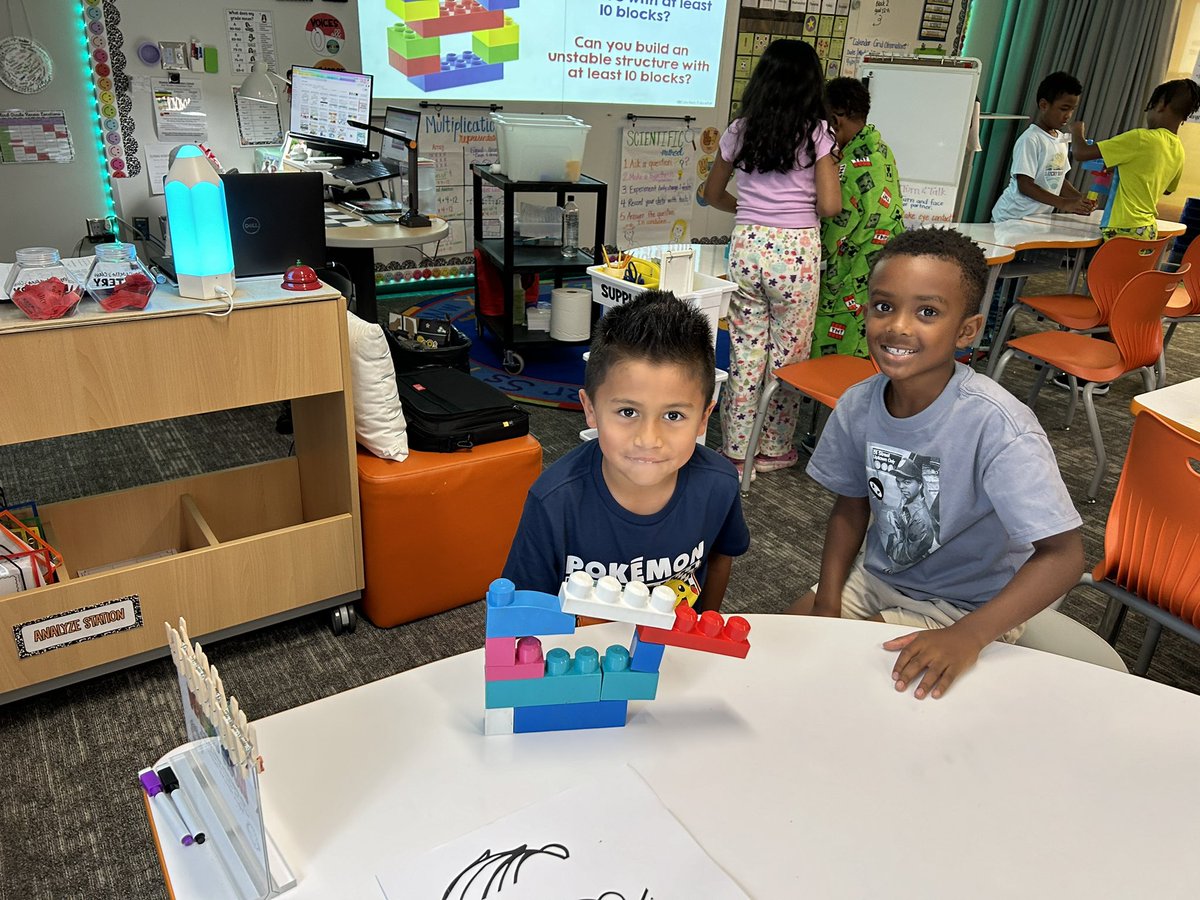 Exploring the new materials learning standard with third grade was amazing- they built stable and unstable structures and then built bridges with paper and paper clips.<a href="/DebbieHavnen/">Debbie Havnen</a> <a href="/HumbleISD_CE/">Centennial Elementary</a> <a href="/Humble_Science/">Humble ISD Elementary Science</a>