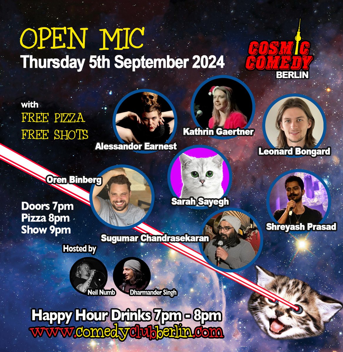 Cosmic Comedy Berlin tweet media