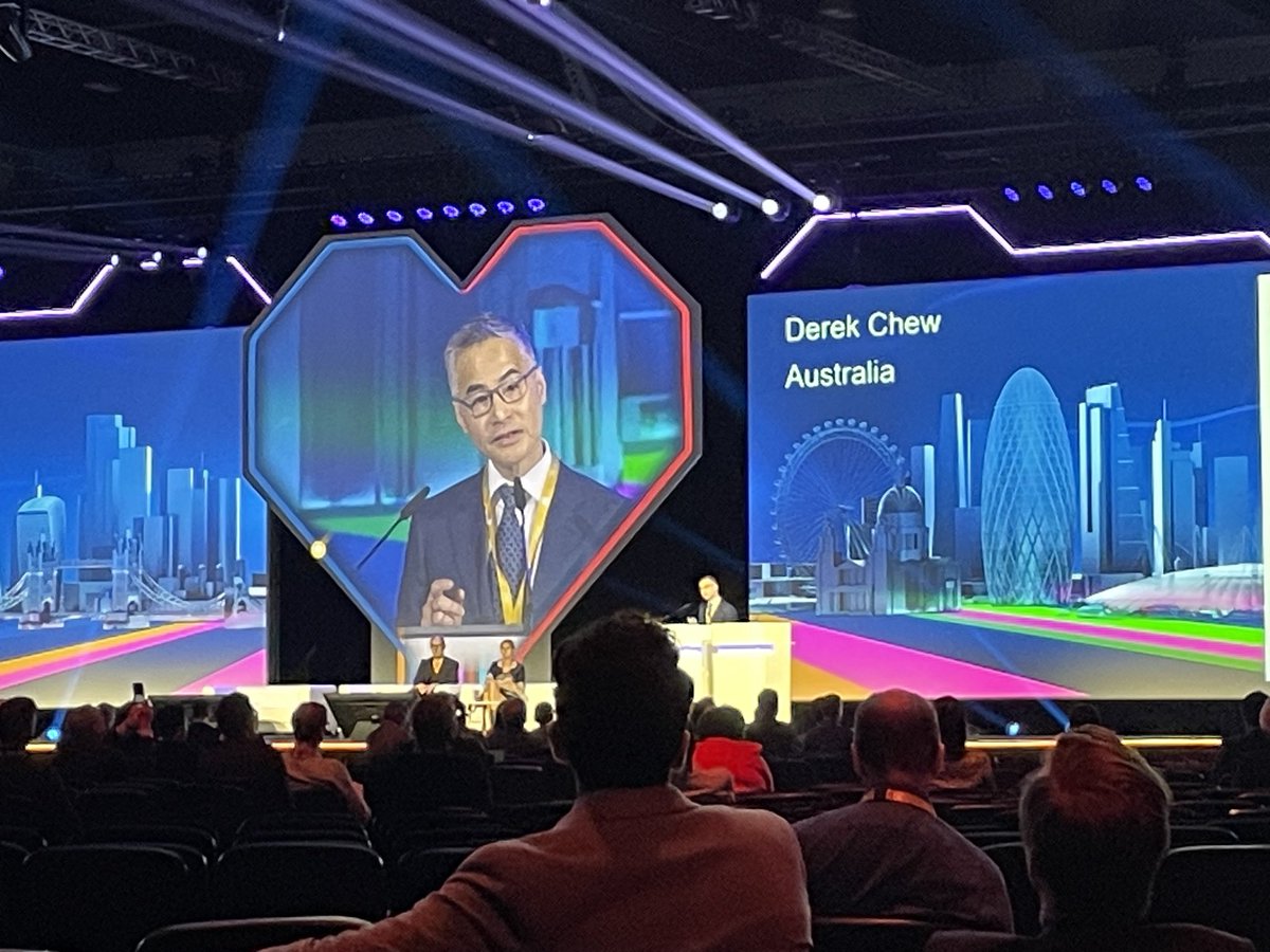 Steve Nicholls (@profsnicholls) on Twitter photo Great to see <a href="/MonashHeart/">MonashHeart</a> director Derek Chew present a late breaker at #ESC2024 embedding AI to assist risk prediction and triage to treatment in the ED. Small steps into a new frontier of patient care. <a href="/MonashVHI/">Monash Victorian Heart Institute</a> Great to see <a href="/MonashHeart/">MonashHeart</a> director Derek Chew present a late breaker at #ESC2024 embedding AI to assist risk prediction and triage to treatment in the ED. Small steps into a new frontier of patient care. <a href="/MonashVHI/">Monash Victorian Heart Institute</a>