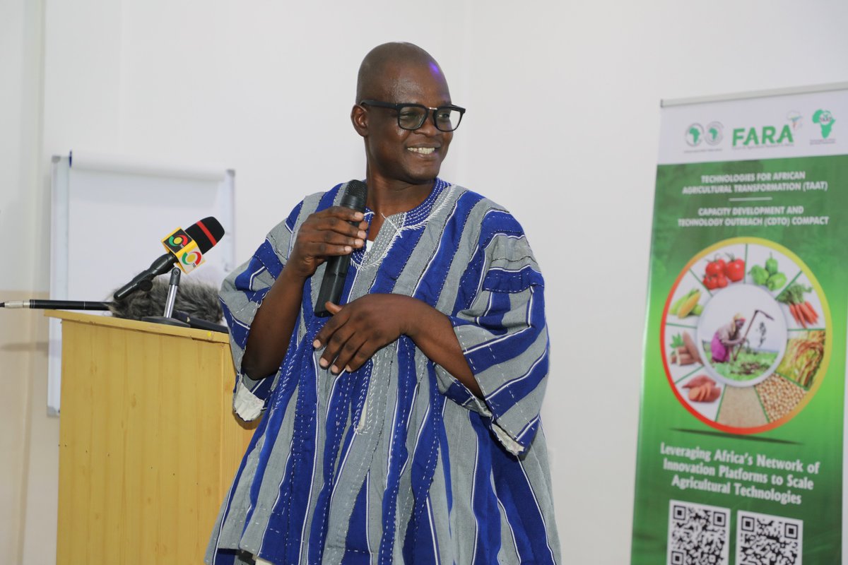FARAinfo's tweet photo. The @Taat_Africa #CDTO Stakeholders' Training of Trainers Workshop on enhancing Maize, Rice, Vegetable Production, and the strengthening Innovation Platforms in Ghana is underway in Tamale, Ghana, starting today.
🗓️Sept. 2nd - 6th, 2024
Read more via➡️ https://t.co/SsCcrSjqeu https://t.co/s9qMs408cO