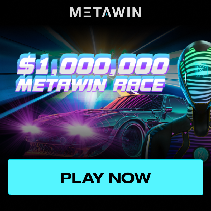 MetaWin's tweet photo. Crypto's Biggest Race is Here!

$1 Million in Prizes. $350k for 1st Place! 🏆 🚀

Let's Go! ➡️ https://t.co/e81A29Ty3r