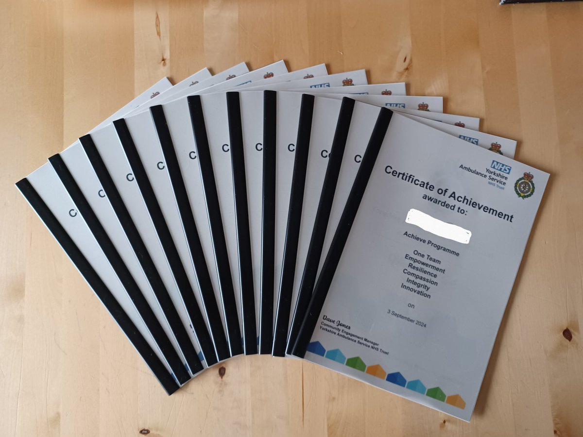 'Defib' Dave Jones (@defib_dave_yas) on Twitter photo Another <a href="/YorksAmbulance/">Yorkshire Ambulance</a> <a href="/HMPWealstun/">HMP Wealstun</a> #AchieveProgramme draws to a close tomorrow.
Thank you to HMP Wealstun for allowing us access to deliver the training and to our very own <a href="/yas_charity/">Yorkshire Ambulance Service Charity</a> for supporting and helping to fund the wider Achieve employability skills programme 🙏 Another <a href="/YorksAmbulance/">Yorkshire Ambulance</a> <a href="/HMPWealstun/">HMP Wealstun</a> #AchieveProgramme draws to a close tomorrow.
Thank you to HMP Wealstun for allowing us access to deliver the training and to our very own <a href="/yas_charity/">Yorkshire Ambulance Service Charity</a> for supporting and helping to fund the wider Achieve employability skills programme 🙏