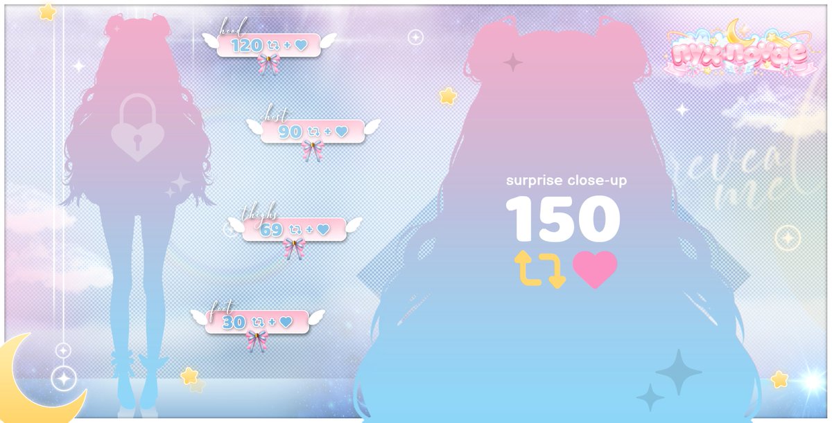 ⁺｡˚⋆˙‧₊☽ 𝑴𝒐𝒅𝒆𝒍 𝑹𝒆𝒗𝒆𝒂𝒍 ☾₊‧˙⋆˚｡⁺

✧. ┊ Chaos and stardust is what she´s made of. ~

pls ♡ &amp; ↺  to reveal me

🩵✨

#gervtuber