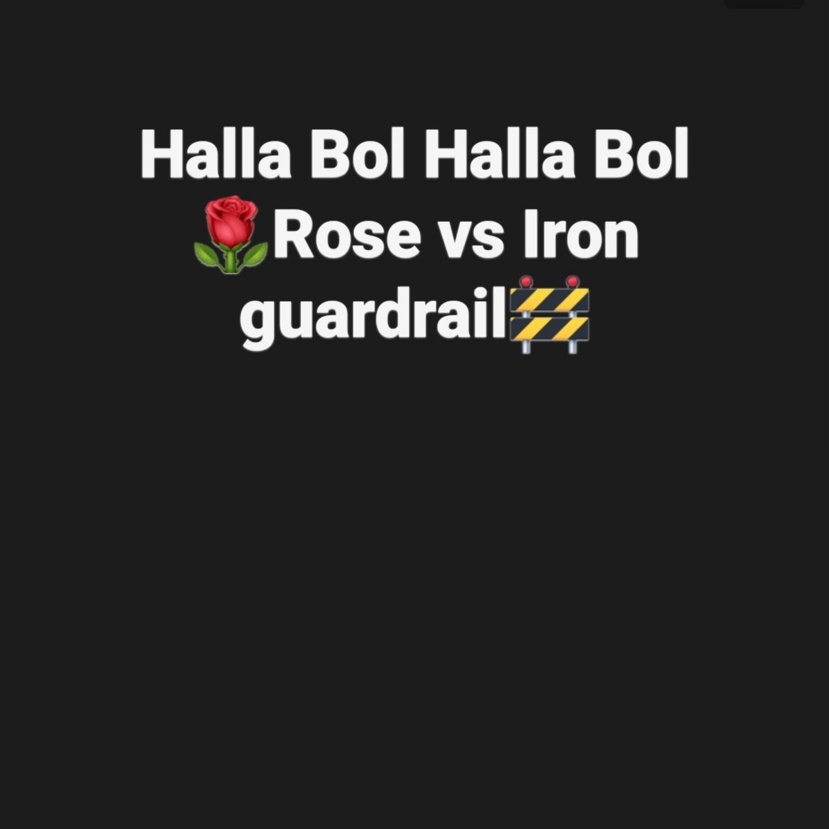 WriterJoyati's tweet image. Halla Bol Halla Bol
🌹Rose vs Iron guardrail 🚧

#JusticeForAll #JusticeForRGKor