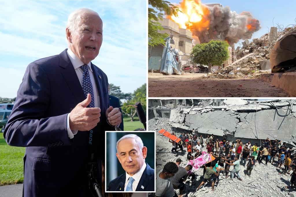 nypost's tweet image. Biden says Netanyahu is not doing enough to secure Israel-Hamas hostage deal trib.al/7a5PrU2