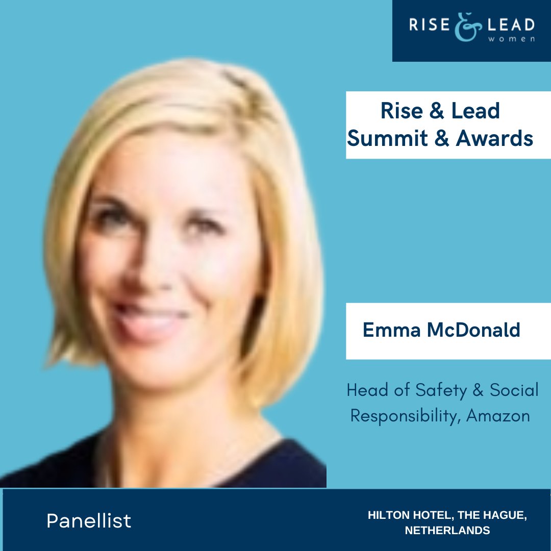 We welcome Emma McDonald, Head of Safety &amp; Social Responsibility, Amazon, as a panellist at the #RLSummit2024 on September 12, &amp;13 in The Hague, Netherlands;

Book Tickets: ed.gr/ehd1j

#RLSummit2024
