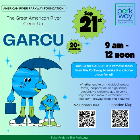 SacramentoTop10's tweet photo. Join @arpfsac for the Great American River Clean-Up on Sept 21st
Register today to volunteer for this important event! https://t.co/EGMxTiXHJG
#volunteer #garcu #arpfsac #getinvolved https://t.co/xZzaWJCjNE