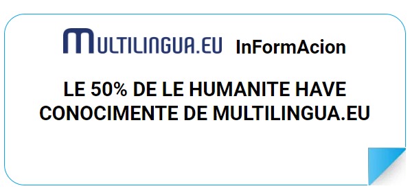 Multilingua_eu's tweet photo. InFormAcion
Le 50% de le humanite have conocimente de https://t.co/xjELxafIpb
👉https://t.co/8WJ9wYsJua
#multilingua_eu #LinguaFacil_eu #conservacionLinguas #Linguas https://t.co/xedwsemDTE