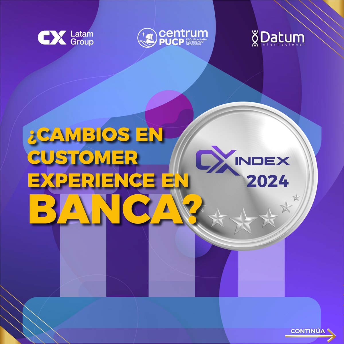 DatumPeru's tweet image. 💰La categoría BANCA sufrió una notoria baja en el ranking, pasando del puesto 9 al 18, de un total de 20 categorías en el ranking del #CXIndex2024
🔎Eleva la experiencia de tus clientes escríbenos a: xvalverde@datum.com.pe
#expandiendoconocimiento #cxindex @CENTRUMcatolica