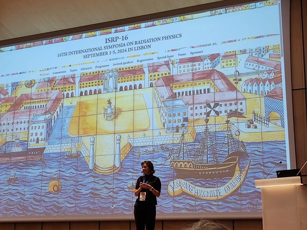 Glad to be back in Lisbon for the international symposium of radiation physics #isrp16 <a href="/FCTNOVA/">Faculdade de Ciências e Tecnologia | NOVA FCT</a> <a href="/sofiap_moreno/">Sofia_M</a>
