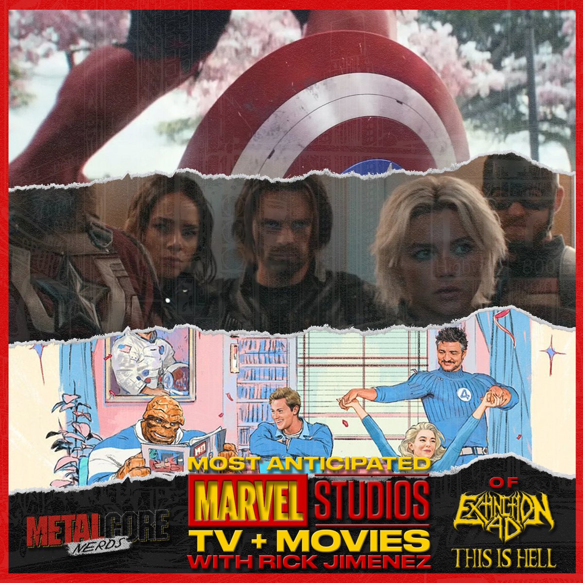 Metalcore Nerds (@metalcorenerds) on Twitter photo Is the MCU back!? <a href="/seanxmott/">MAXIMUM KENERGY</a> is joined by <a href="/RickisHell/">Rick Jimenez</a> of <a href="/ExtinctionAD/">Extinction A.D.</a> & <a href="/THISISHELL/">This Is Hell</a> to rank the upcoming <a href="/MarvelStudios/">Marvel Studios</a> titles & of course drop a few theories along the way.
Listen tonight on <a href="/idobiHowl/">idobi Howl</a> at 7PM EST: ido.bi/howl Is the MCU back!? <a href="/seanxmott/">MAXIMUM KENERGY</a> is joined by <a href="/RickisHell/">Rick Jimenez</a> of <a href="/ExtinctionAD/">Extinction A.D.</a> & <a href="/THISISHELL/">This Is Hell</a> to rank the upcoming <a href="/MarvelStudios/">Marvel Studios</a> titles & of course drop a few theories along the way.
Listen tonight on <a href="/idobiHowl/">idobi Howl</a> at 7PM EST: ido.bi/howl