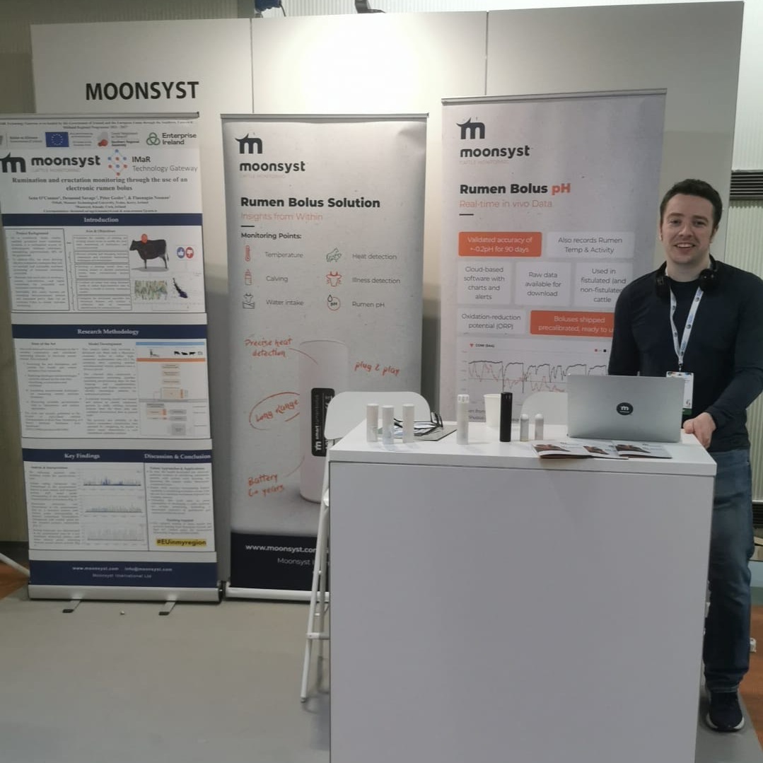 imar_ie's tweet image. @imar_ie &amp;amp; @MoonsystD are participating at the 75th EAAP - European Federation of Animal Science in Florence, Italy. If you are near by come in for a chat with IMaR-researcher Sean O Connor. 
#EAAP #AnimalHealth #RumenHealth #Rumen #ORP #pH #RumenBolus