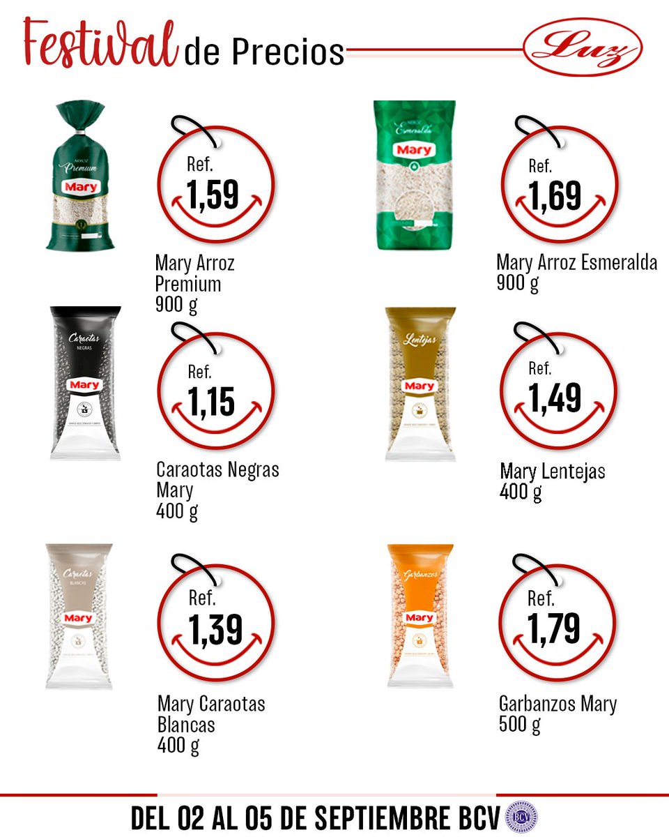 mercadosluzca's tweet photo. Ven y disfruta del #FestivalDePrecios en todas nuestras sucursales desde el 02 al 05 de septiembre.⁣
⁣
#Automercadosluz #LuzQuick #Agosto2024 #Septiembre2024 #FestivaldePrecios #descuentos #mercado #promos #market https://t.co/4YeUlIWV6W