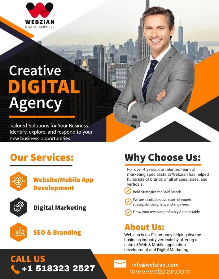 WebzianServices's tweet photo. Transforming ideas into digital masterpieces! 🚀 At Webzian Digital, From stunning web design to cutting-edge digital marketing, we’ve got you covered. 

#businessgrowth
 #enterpreneur  #startupbusinessowners  #startupbusinessowners  #webdesign   #usa #canada #poland #overseas https://t.co/aGbnL2u2Bx