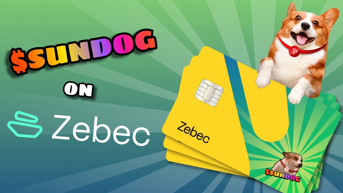 SUNDOG_TRX's tweet image. Who's ready to flex their Silver Card with $SUNDOG the FIRST TRON meme on @Zebec_HQ?

Let's get 'meme rich'! 💳🔥

Grab your Zebec Card now at: card.zebec.io