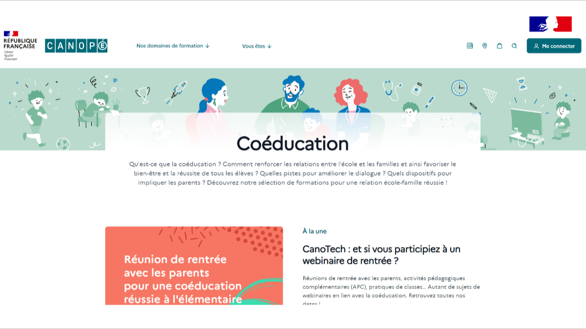 🤝 Qui dit #rentreescolaire dit.... premières rencontres avec les parents !
Réseau Canopé vous donne des pistes pour renforcer les relations entre l’école et les familles et ainsi favoriser le bien-être et la réussite des élèves.
Toutes nos clés ici swll.to/rc-coeducation