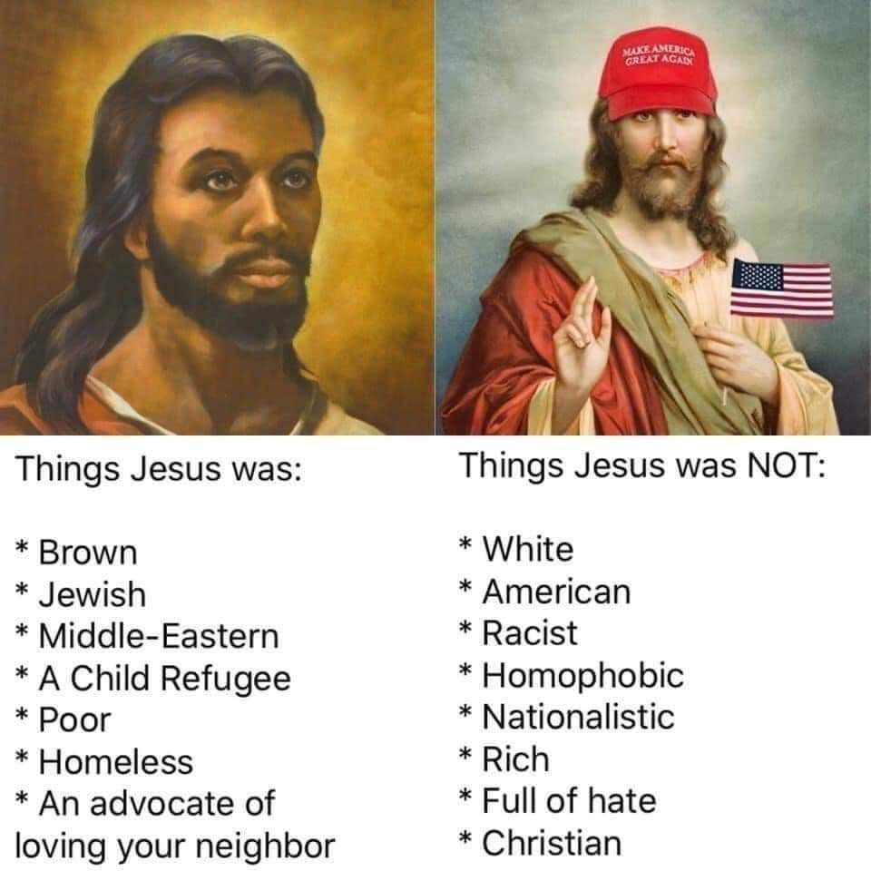 ProseccoLiquido's tweet photo. Jesus Christ is Alive and he's an immigrant https://t.co/oDi6fZoyfd
