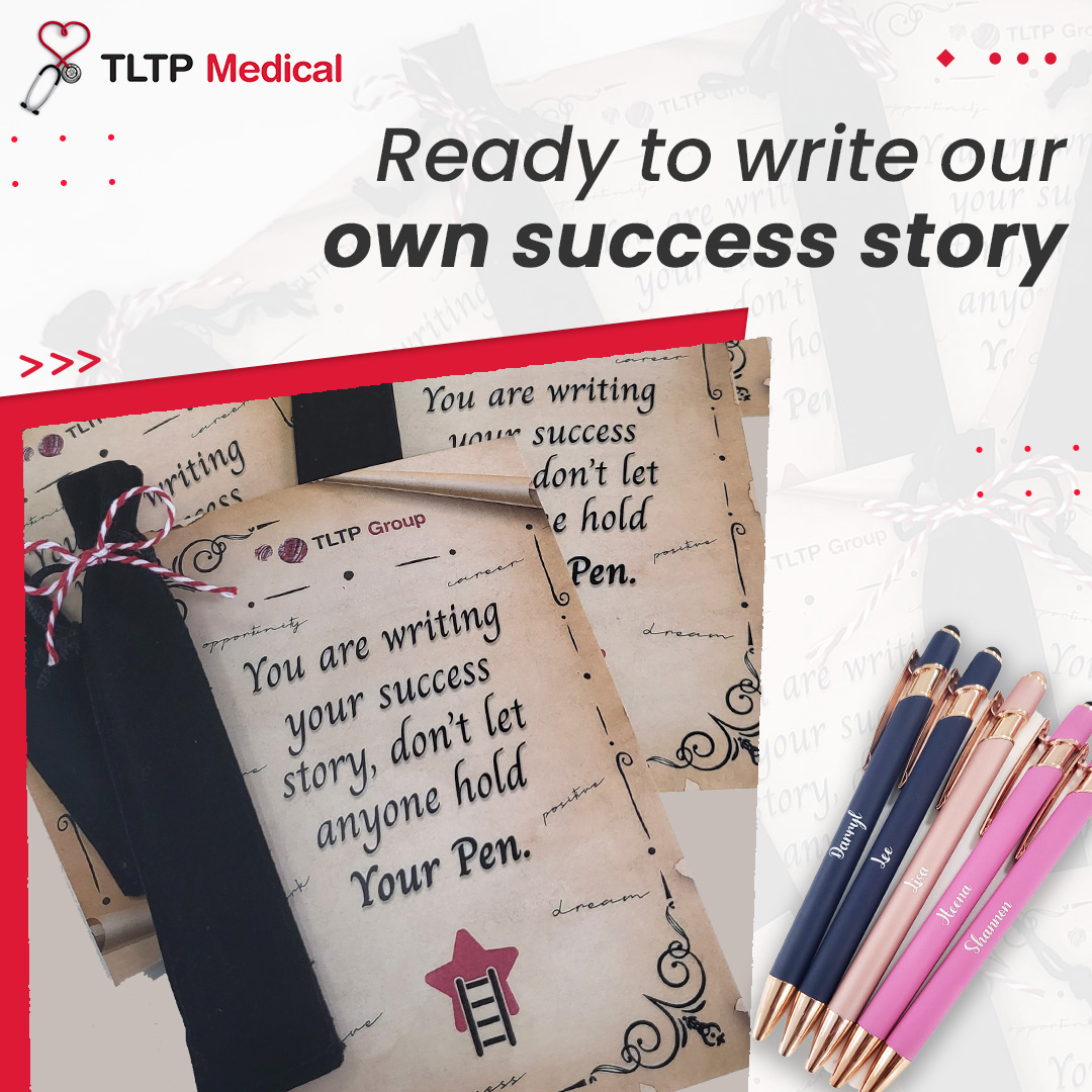 TLTPMedical's tweet photo. 📜As our education division embark on a new academic year, we're also ready to script stories of success &amp; growth.

🖋With personalised pens, our team is set to carve unique paths. Let's make this an extraordinary journey of achievement! 🌟

#career #recruitment #recruiter #story https://t.co/IKZs4GD5xS