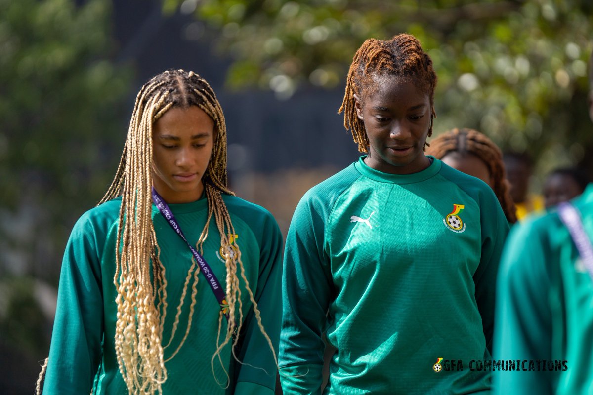 Time for our Match Day team walk!

Ghana vrs Austria

⏰ : 22:00 GMT.

#FIFAU20WWC 

#StrongerTogether💪🏽 #ShineBlackPrincesses✨
#BringBackTheLove 🥰