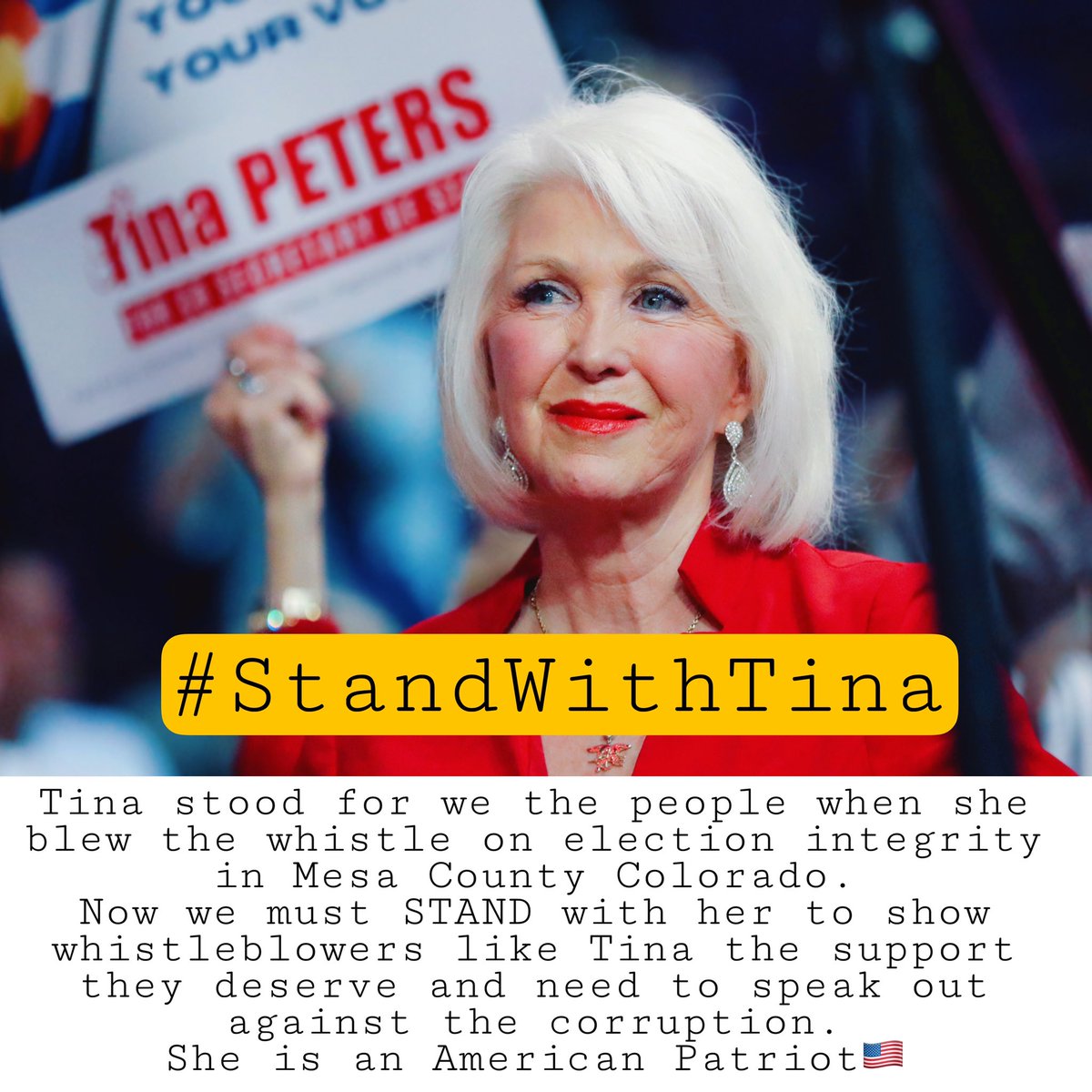 AmericanGirl_85's tweet photo. What about the dominion software they use to change ballot images like they did here in Mesa County? And I am sure throughout the state as well as others- they were just caught in this instance by Gold Star Mom and Patriot MC Clerk and Recorder Tina Peters?!?!
#STANDwithTINA 

https://t.co/SiAOA2gNUE or follow her @realtinapeters  and read Mesa County report 3!💯🙌