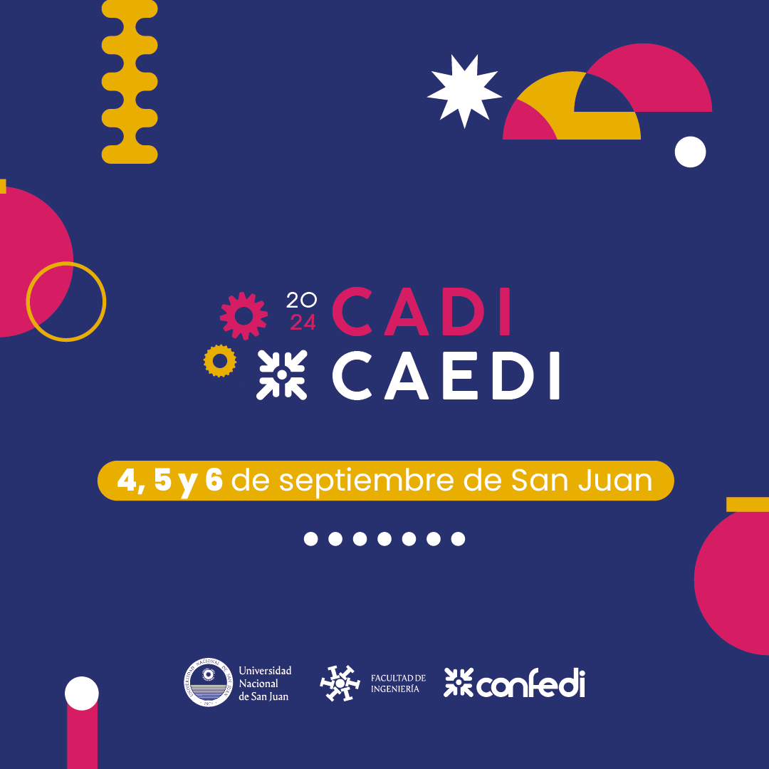 🚀 ¡Empieza la cuenta regresiva para el #CADI #CAEDI 2024! 🚀

📲 Descargá el cronograma, conocé las sedes y consultá las opciones de hospedaje en confedi.org.ar/cadi/edicion-2….

👉 Más info en confedi.org.ar/hacia-nuevos-h….

#SomosCONFEDI #CONFEDI #Ingeniería #IngenieríaArgentina #UNSJ