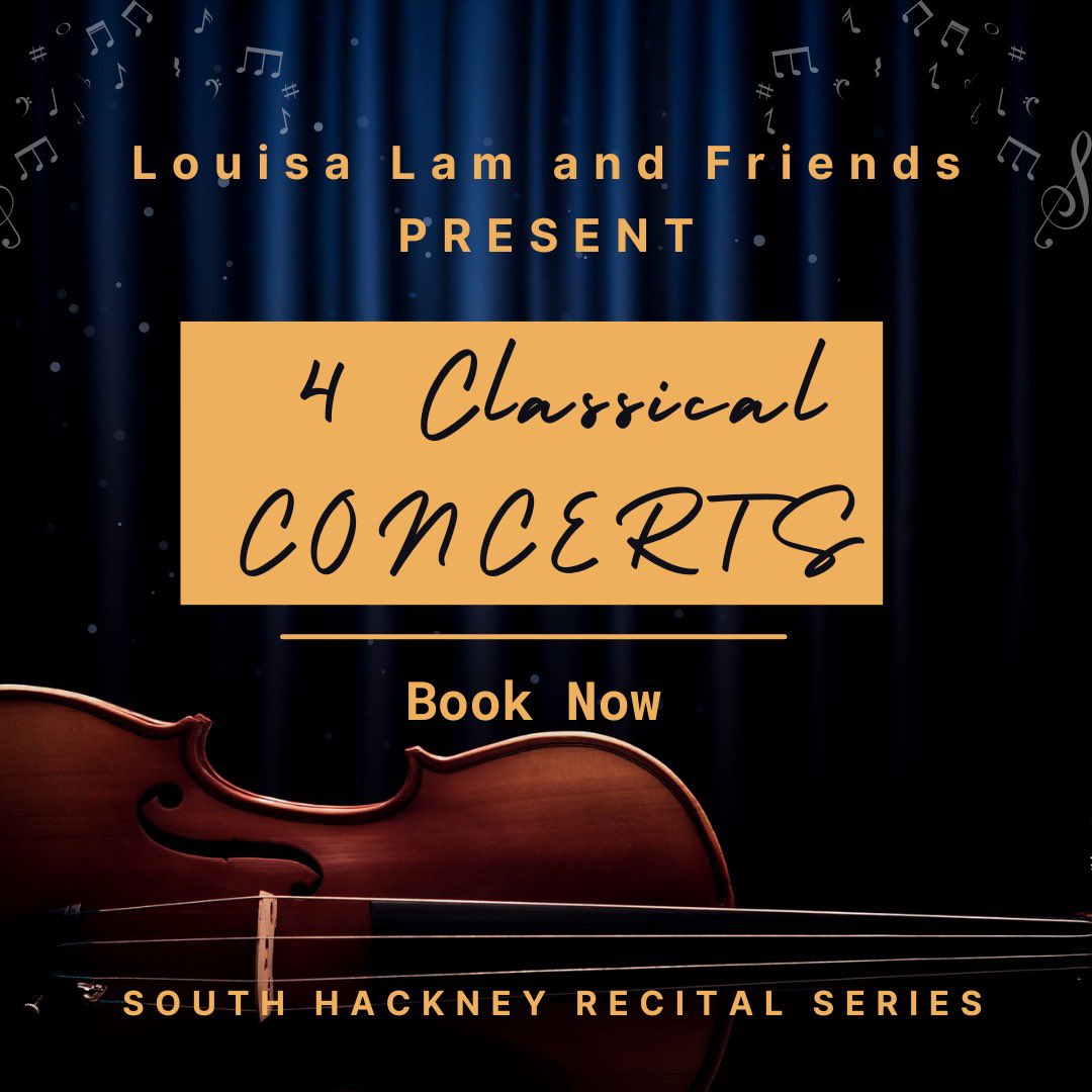 Louisa Lam and Friends present the South Hackney Recital Series, 4 classical concerts over 4 weeks at the church.
For tickets, please visit ticketsource.co.uk/louisa-lam (Adults £12.50, under 18th £7.50)

#sjoj #southhackneyrecitalseries #concert #classicalconcert #churche9 #music