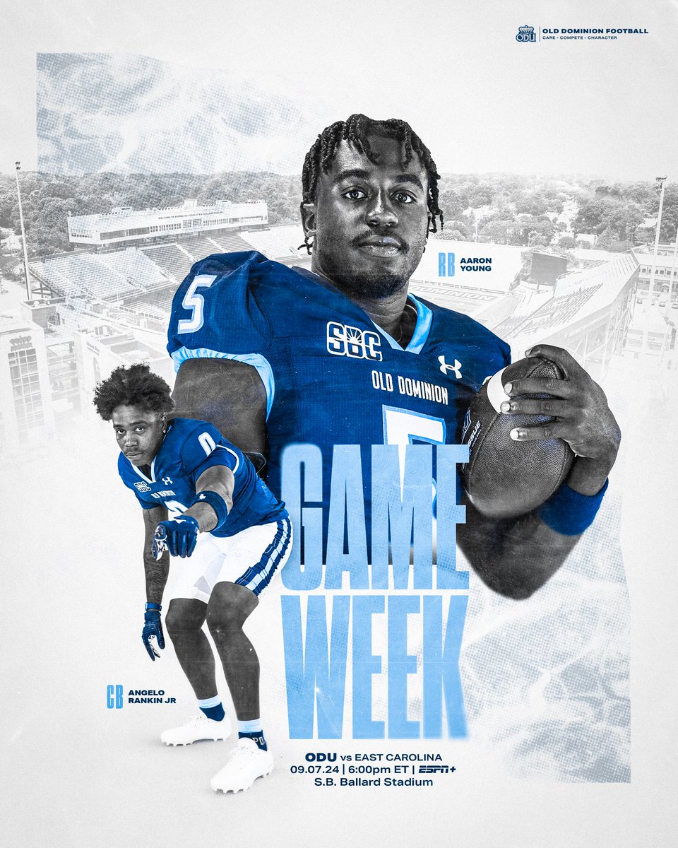 Back in Ballard… it’s GAME WEEK‼️

🆚: East Carolina 
⌚️: 6pm ET
📺: ESPN+
📍: Norfolk, VA

#ReignOn | #RFG