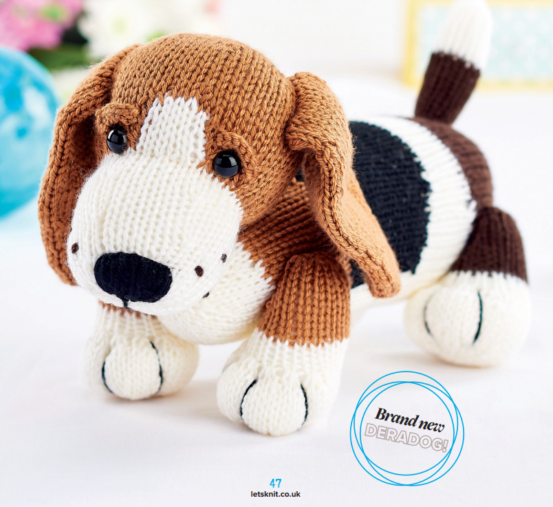 knithacker's tweet image. Knit a Herbie The Basset Hound, Get the Pattern Designed By Amanda Berry! 👉 buff.ly/32JRGLc #knitting #amigurumi #BassetHound