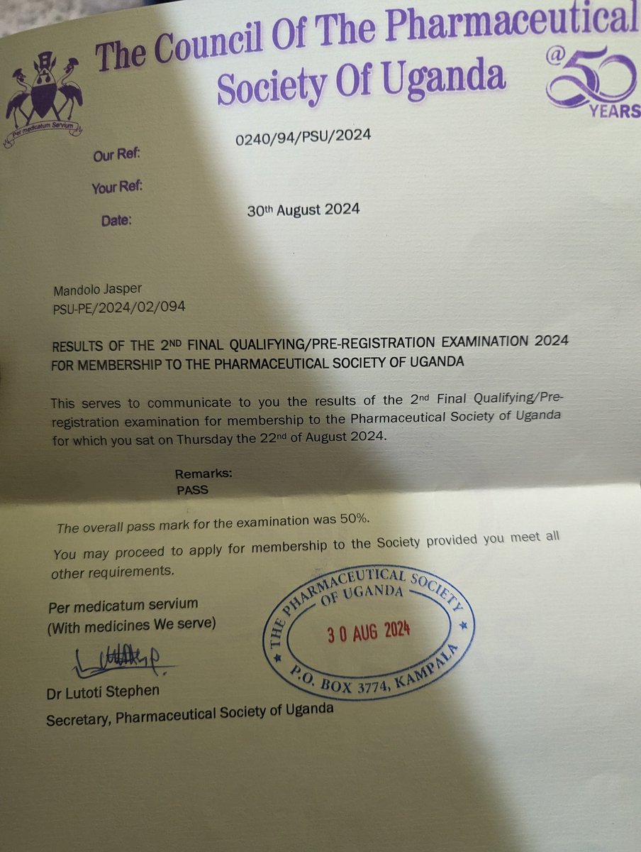 Dr Mandolo Jasper (MPS). The Lord is faithful. 😊