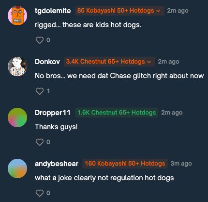 HugoMartingale's tweet photo. size matters when you’re a hotdog trader https://t.co/3az4VoH5xt