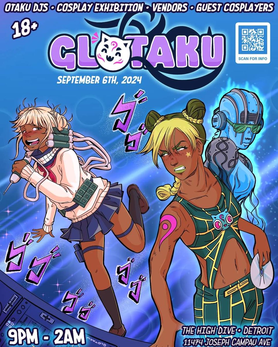 GlotakuParty's tweet photo. We're happy to welcome @BunnyWaifuCos as a featured cosplayer for our Heroes vs Villains themed rave coming up at The High Dive detroit this Friday, Sept 6th.
#glotaku #Animerave #vgm #MichiganCosplay https://t.co/icgy8JpBwJ