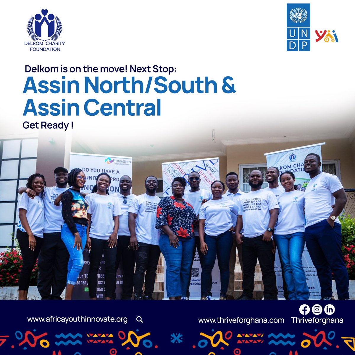 thriveforghana's tweet photo. 📍🚌 On the move! We’re heading  to Assin North, South, and Central to uncover and empower local innovations, focusing on uplifting the youth, especially women and persons with disabilities through their innovations. Get ready! 
#ThriveForGhana #womenempowerment  #youthinnovation https://t.co/KgUgjw68ao