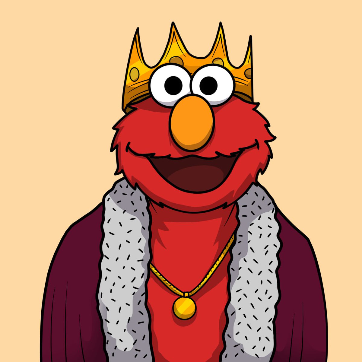 The King of his Land. #TRON can sleep well , while $ELMO is on the throne 👑