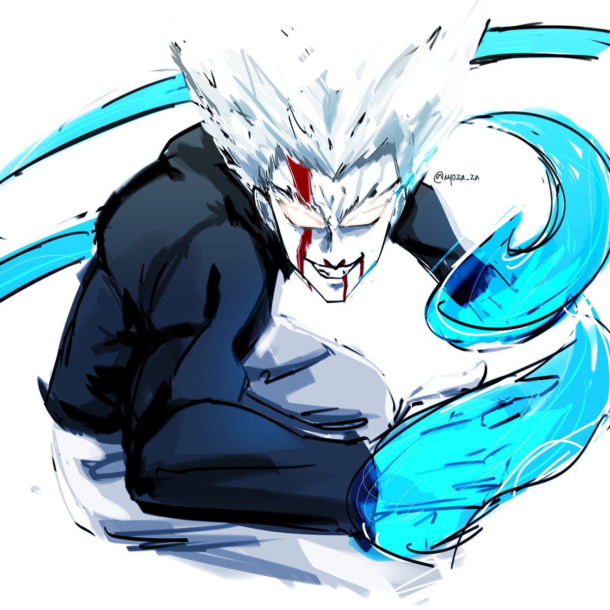 warm up doodle
#garou #opm