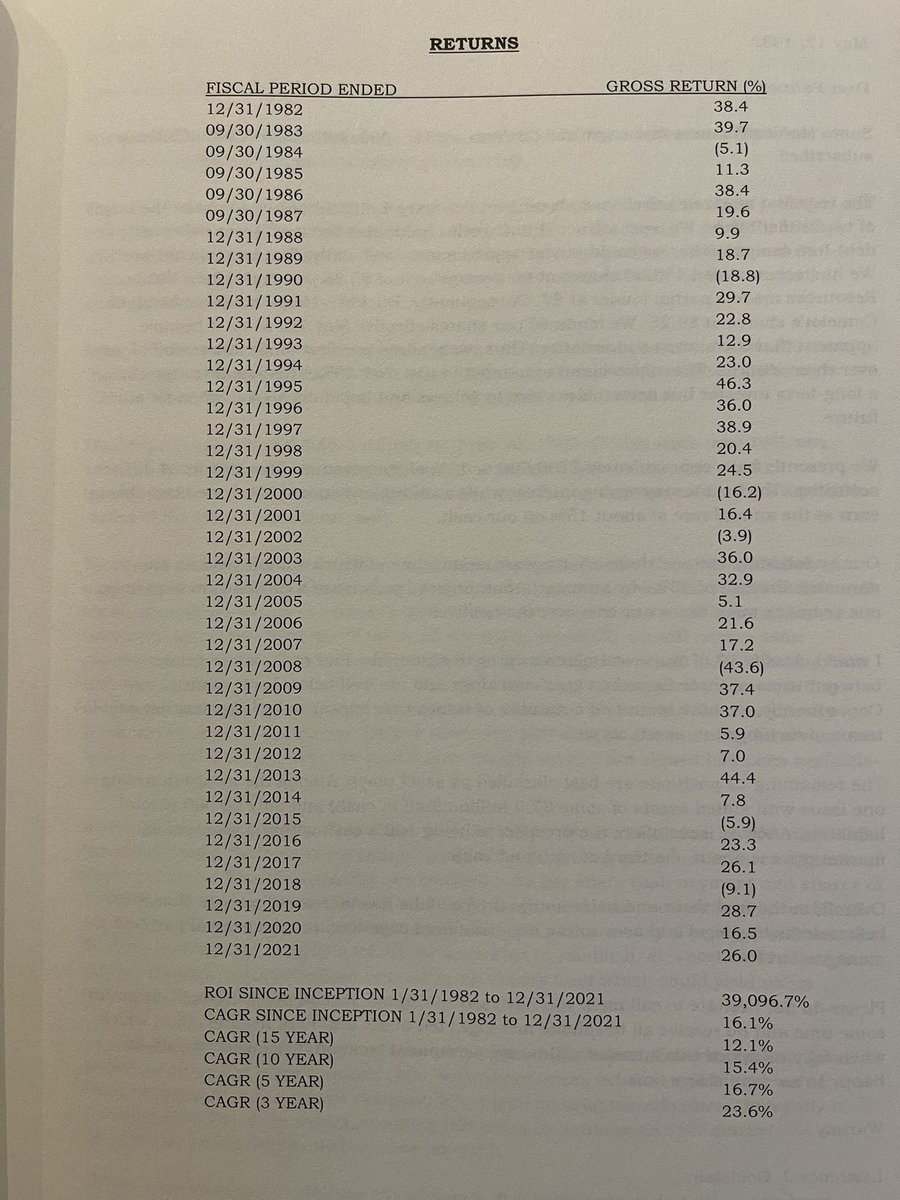 jackefeller's tweet image. Here is a track record with longevity! Near 400 fold gain on capital over 40 years