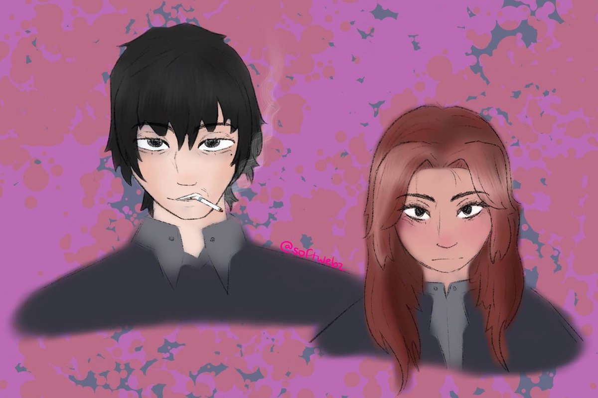 Ryan &amp; Lei hehehehe 

#artmoots #oc #art <a href="/mildlymediocr/">Mildly Mediocre</a>