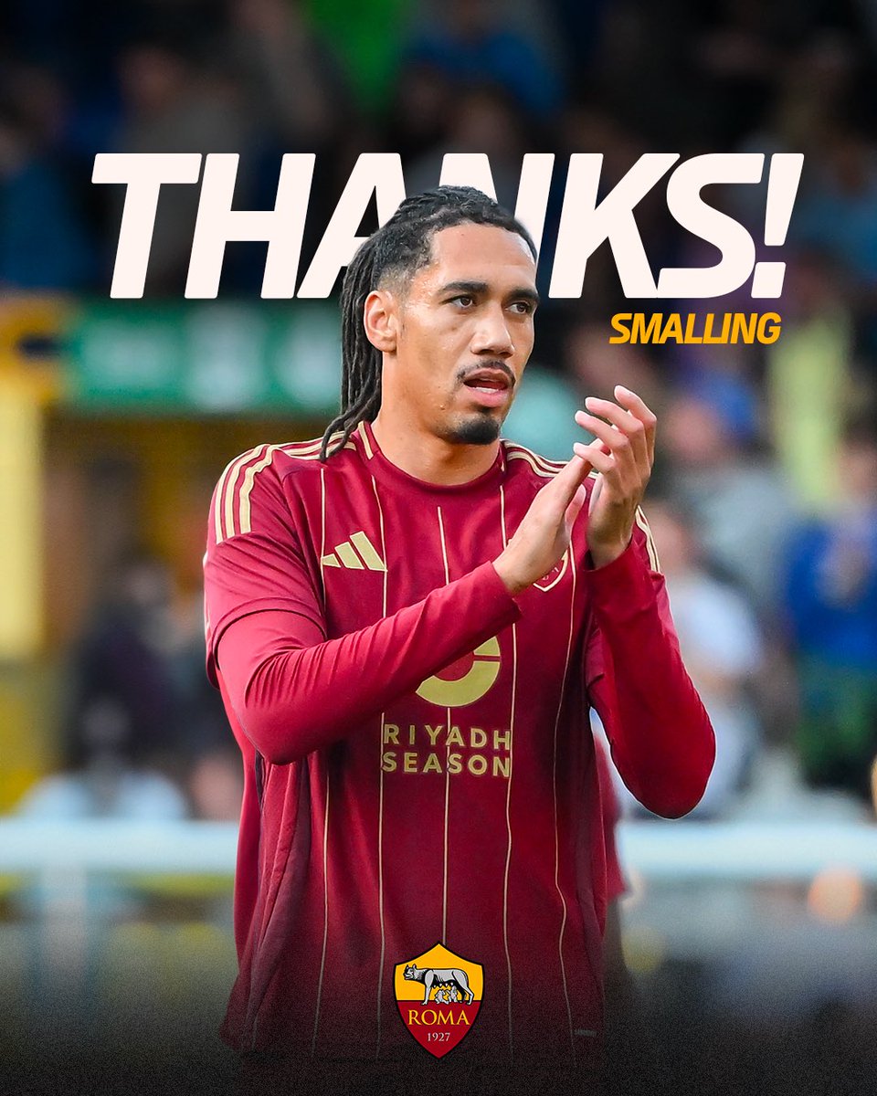 OfficialASRoma's tweet photo. Grazie per questi 5 anni in giallorosso e in bocca al lupo per il futuro, Chris!

#ASRoma https://t.co/GPuzyJJXGB
