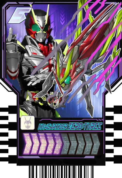 EmmaChan24's tweet image. Kamen Rider Zero-Three
#ライドケミーカード